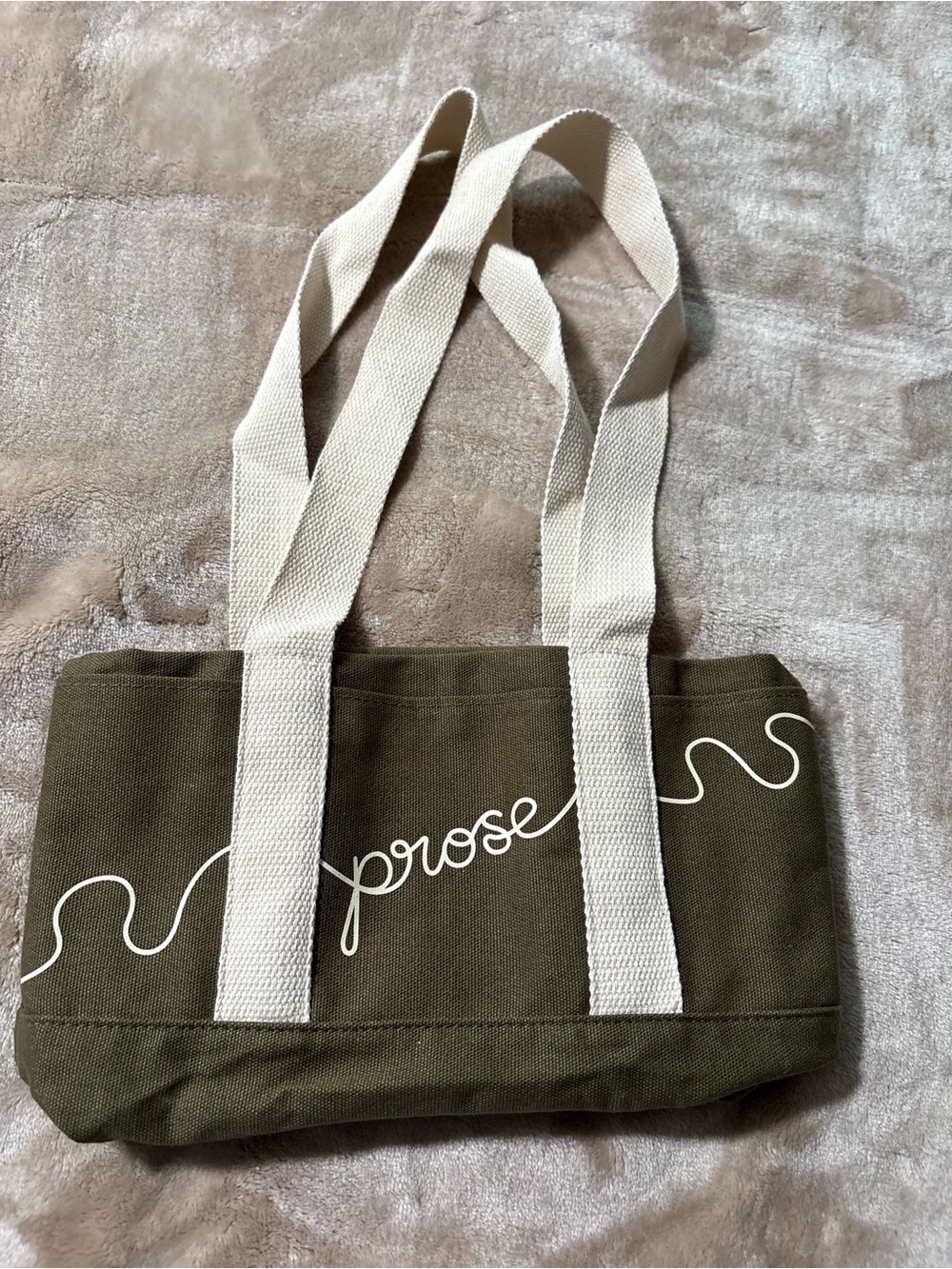 Prose Hair Care Reusable Heavyweight Cotton Mini Tote NWT